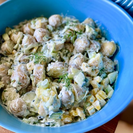 Potato Salad, Tzatziki-Style