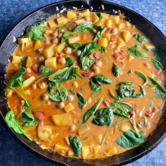 Butternut Squash Chickpea Curry