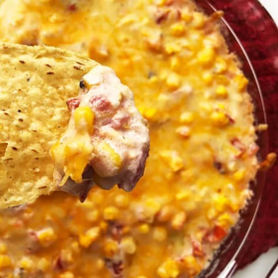 Cream Cheese Rotel Corn Dip