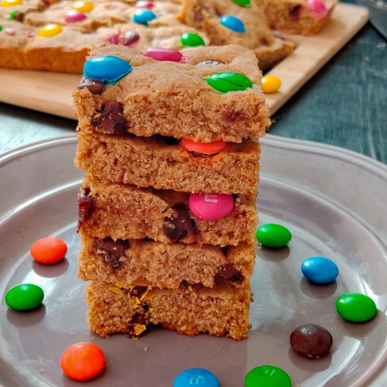 Whole Wheat Cookie Bars Recipe