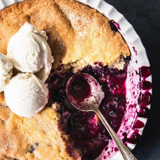 Blueberry Peach Cobbler