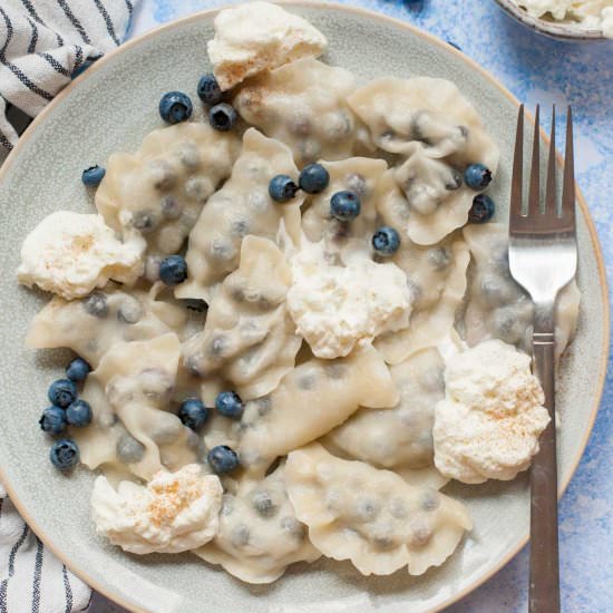 blueberry pierogi