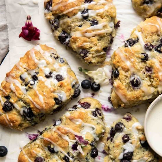 Maple Blueberry Scones