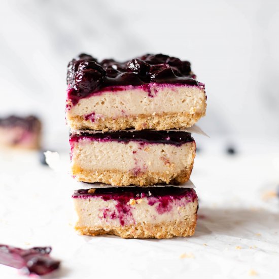 Vegan Blueberry Cheesecake