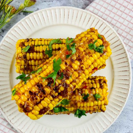 Bang Bang Grilled Corn On The Cob