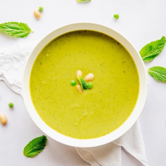 Easy Vegan Pea Soup