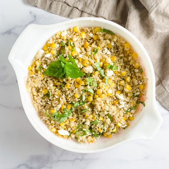 corn and quinoa salad