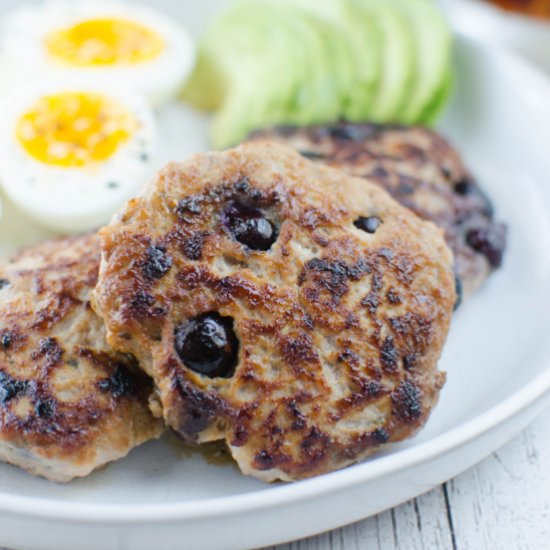 Maple Blueberry Turkey Sausage