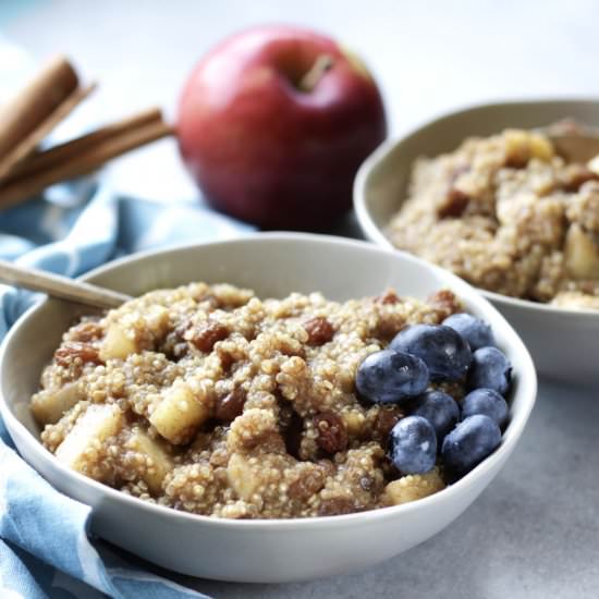 Apple Cinnamon Quinoa Porridge