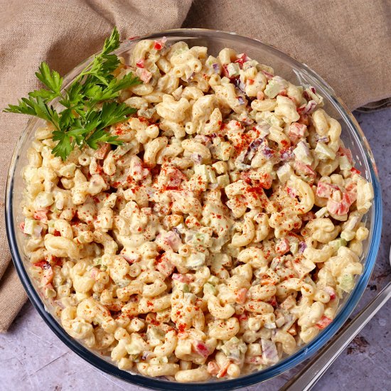 Curried Vegan Macaroni Salad