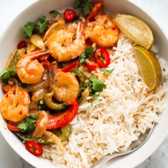 Thai Shrimp Coconut Curry