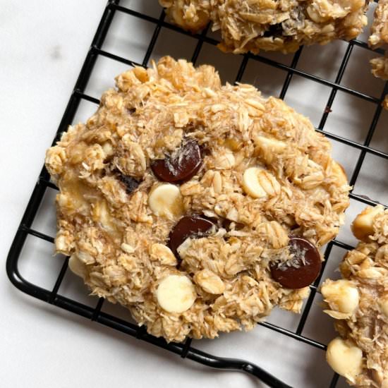 Banana Coconut Oatmeal Cookies