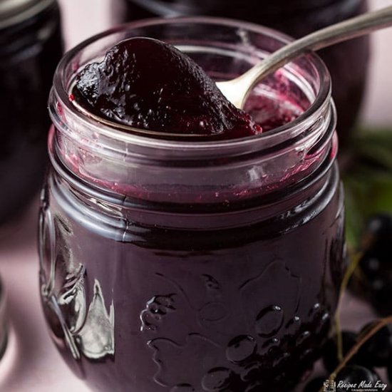 quick and easy blackcurrant jelly