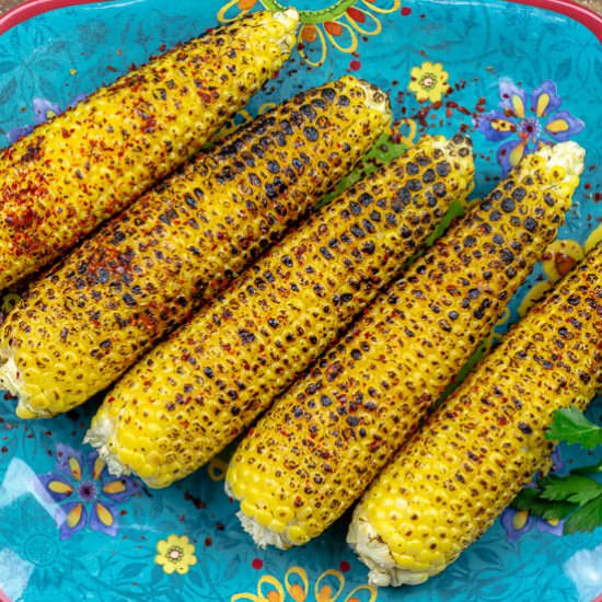 Grilled Corn on the Cob (3 Ways)