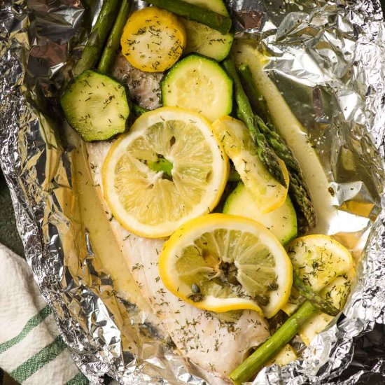 Grilled Tilapia in Foil