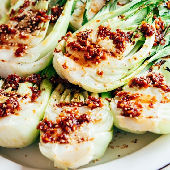 Grilled Bok Choy