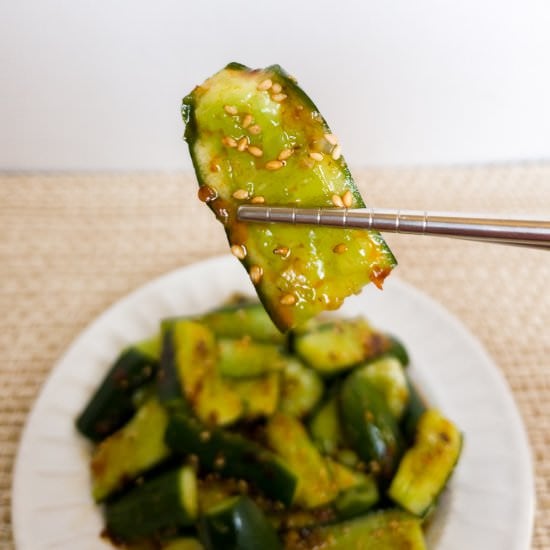 Smashed Cucumber Salad