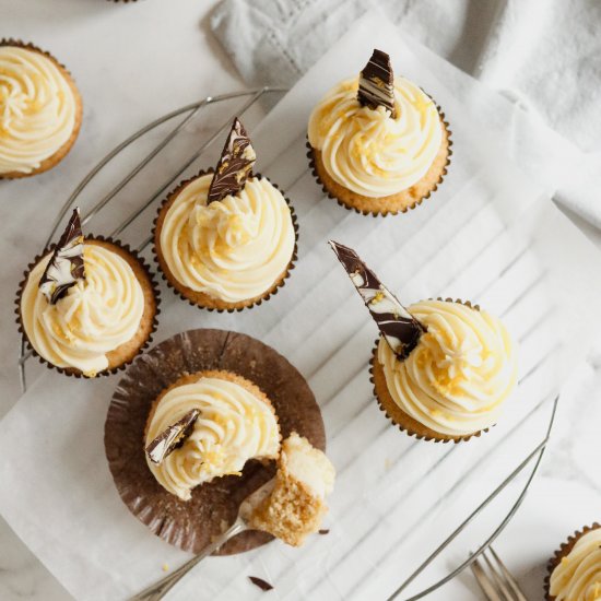 Orange and rooibos cupcakes