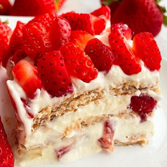 Strawberry Icebox Cake