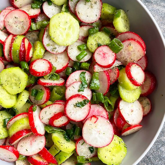 Cucumber Radish Salad