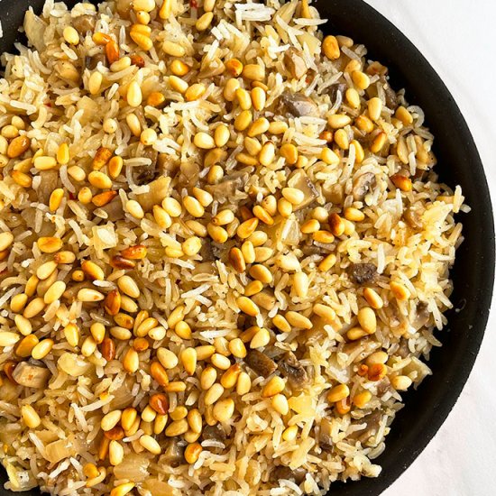 Mushroom Rice Pilaf