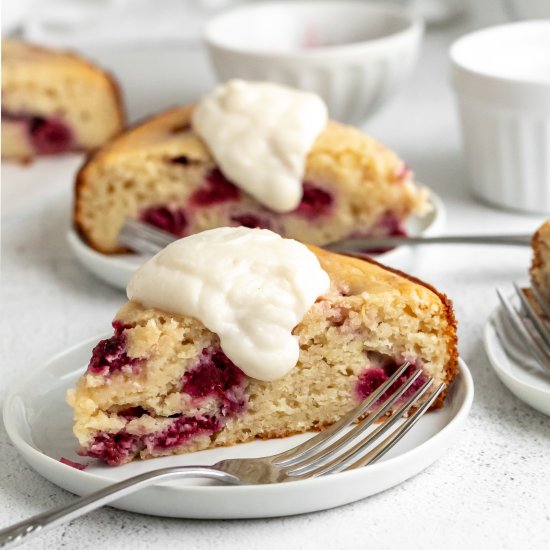 Raspberry Ricotta Cake