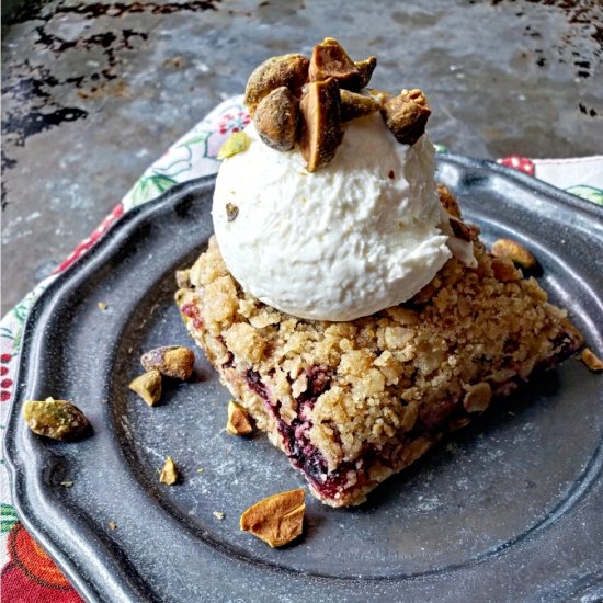 Cherry Oat Bars With Frozen Yogurt