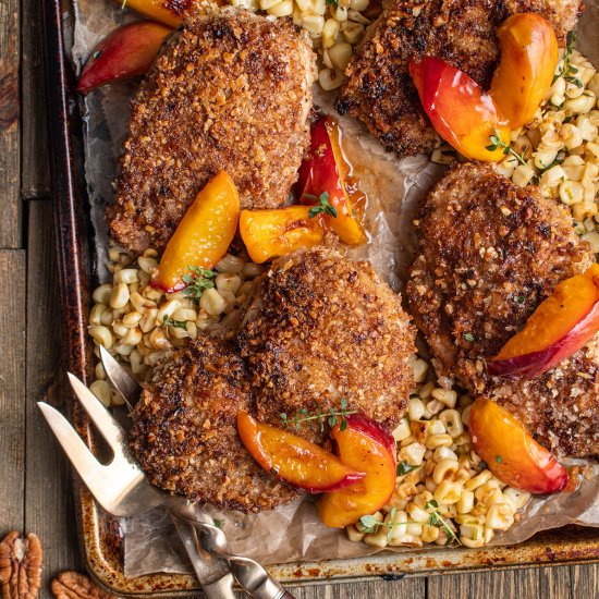 Bourbon Pecan Crusted Chicken