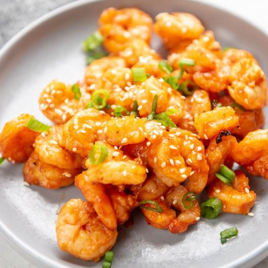 Air Fryer Sriracha Shrimp