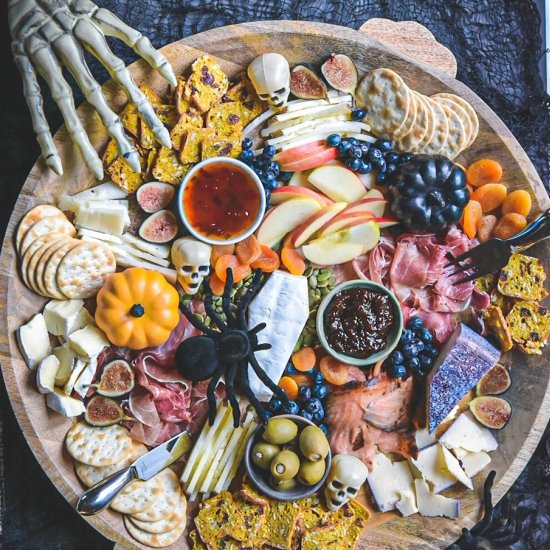 Halloween Savory Charcuterie Board