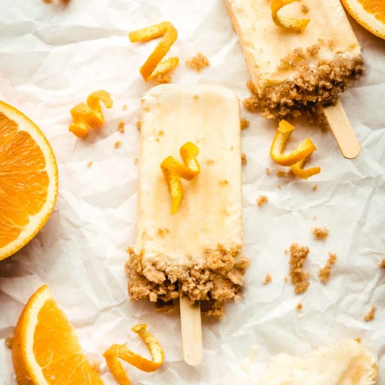 Creamsicles w/ Graham Cracker Crumb