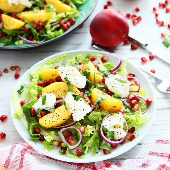 Nectarine Pomegranate Salad with S