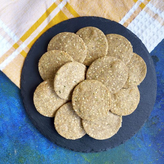 BAKED SAVORY MULTIGRAIN CRACKERS