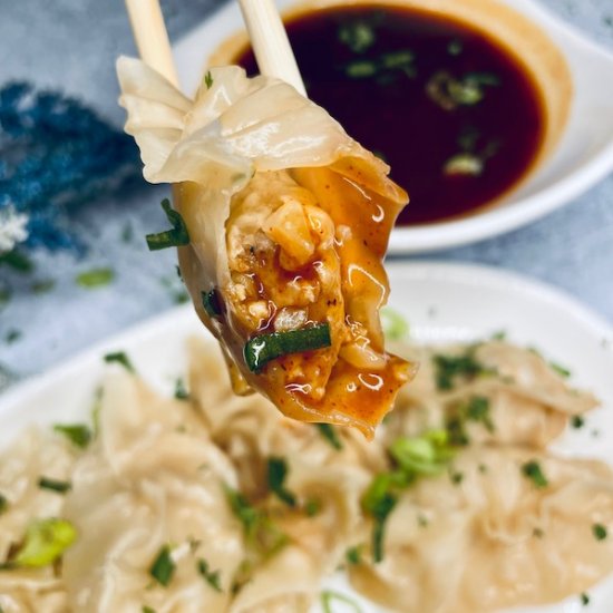 Orange Chicken Dumplings