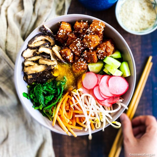 Vegan Bibimbap (Korean Rice Bowl)