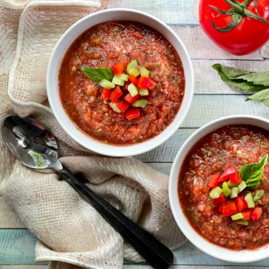 Spicy Watermelon Gazpacho