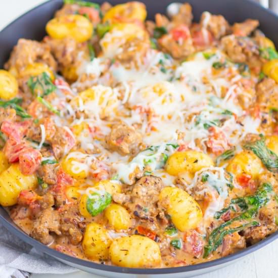 Creamy Sausage Gnocchi