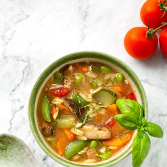 Shojin Shiitake Minestrone Soup