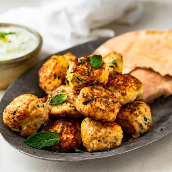 Healthy Greek Turkey Meatballs