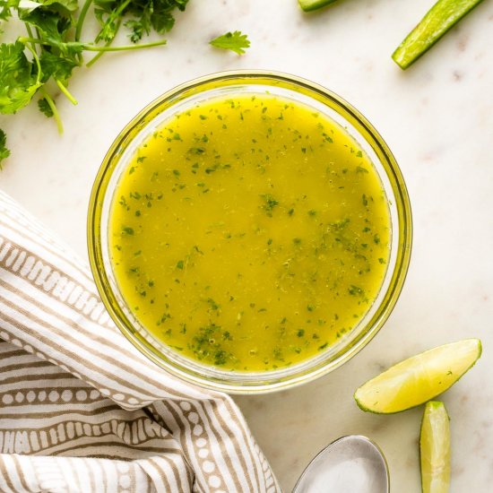 Cilantro Lime Salad Dressing