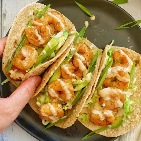 Spicy Shrimp Tacos