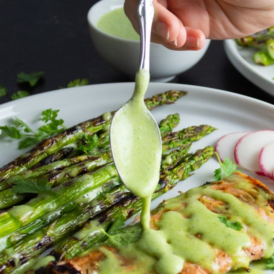 2-Minute Cilantro-Lime Sauce