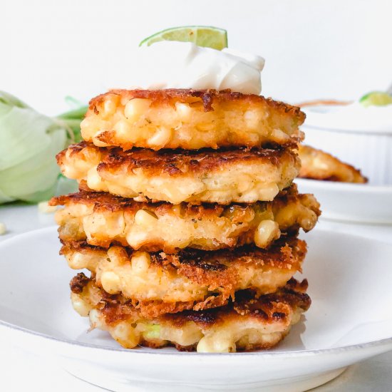 Spicy & Sweet Corn Fritters