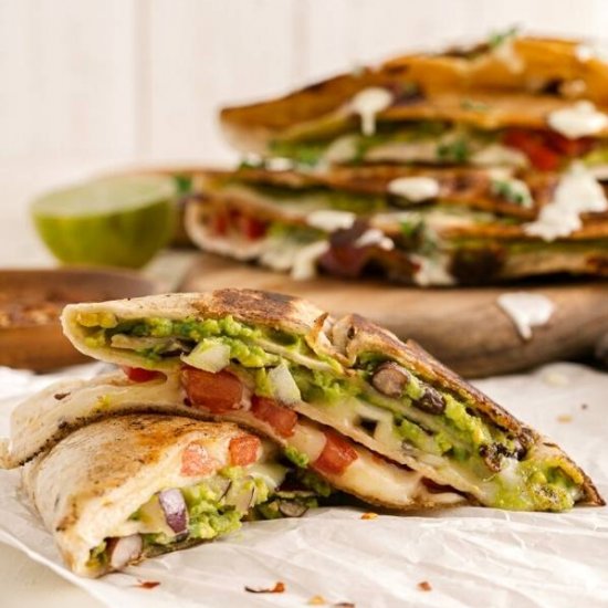 Guacamole Quesadilla Recipe