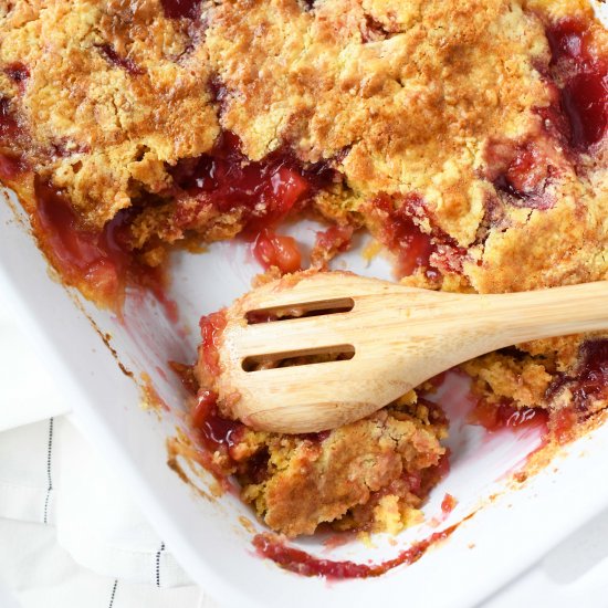 Easy Pineapple Cherry Dump Cake