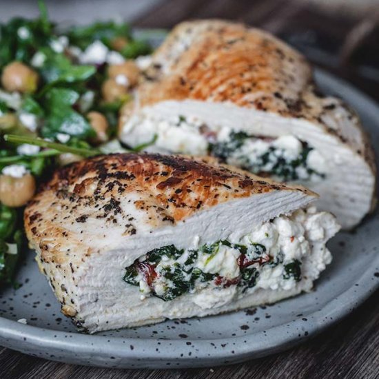 Spinach Stuffed Chicken Breasts