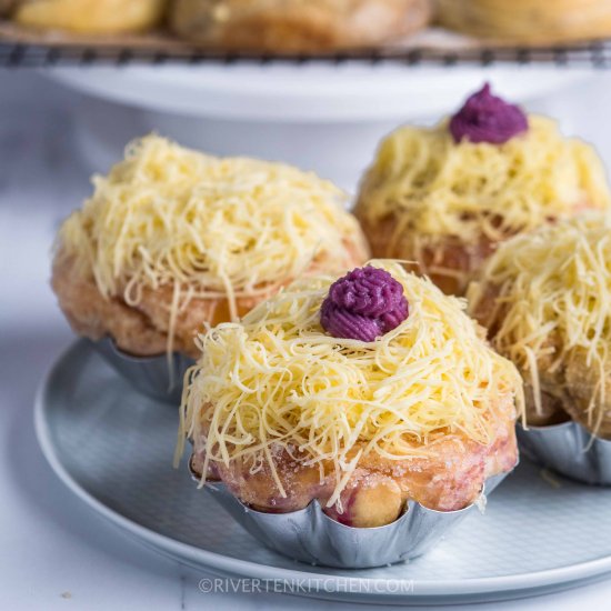 Ube Ensaymada and Munggo Bread