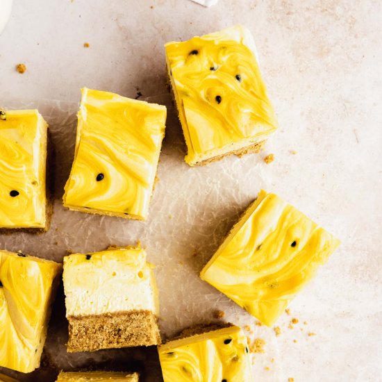 Passion Fruit Cheesecake No Bake