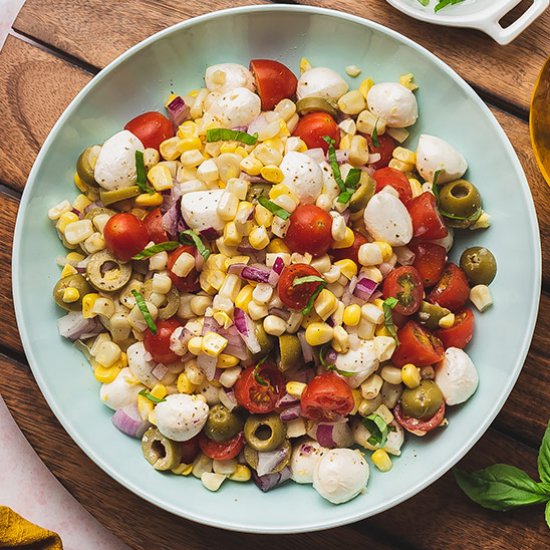 Caprese Corn Salad