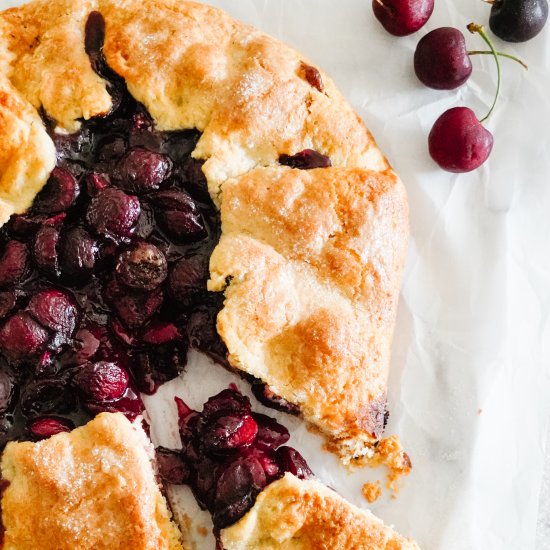 Cherry Bourbon Galette